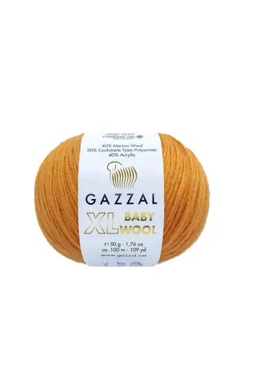 Gazzal Baby Wool XL El Örgü İpi | Kayısı 837