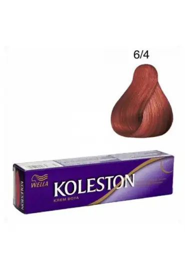 Koleston Tüp Boya  6/4 Kızıl Bakır x 4 Adet + Sıvı Oksidan 4 Adet 