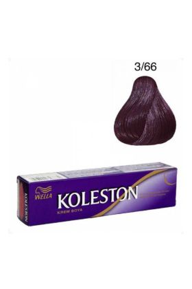 Koleston Tüp Boya  3/66 Patlıcan Moru x 4 Adet + Sıvı Oksidan 4 Adet 