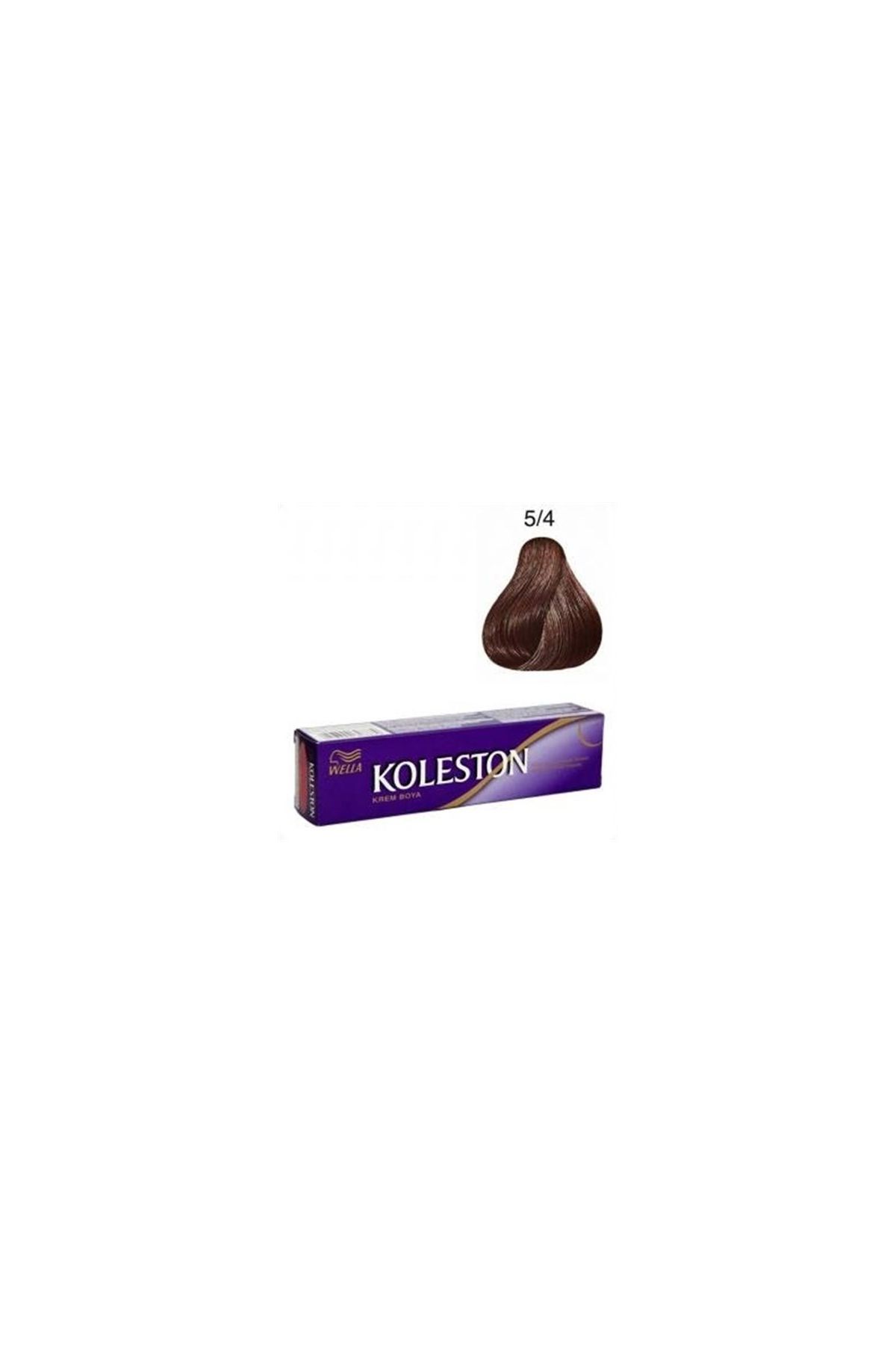Koleston Tüp Boya  5/4 Açık Kestane  x 2 Adet + Sıvı Oksidan 2 Adet