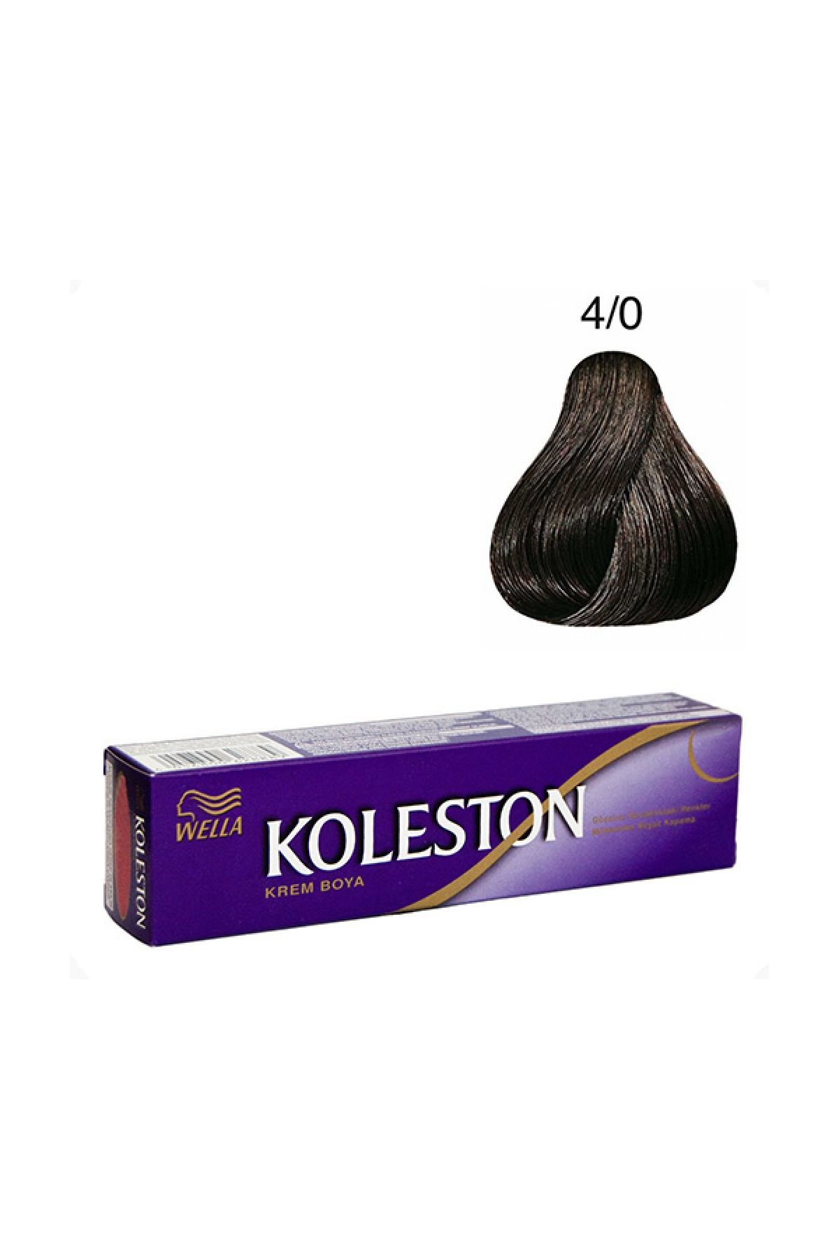 Koleston Tüp Boya  4/0 Kahve + Sıvı oksidan