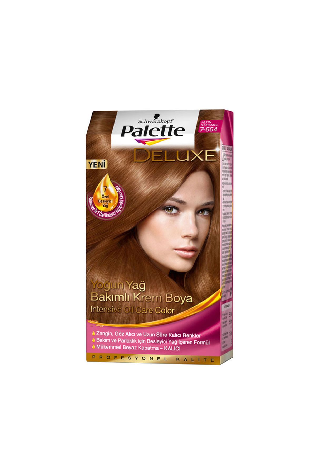 Palette Saç Boyası 7-554 Altın Karamel