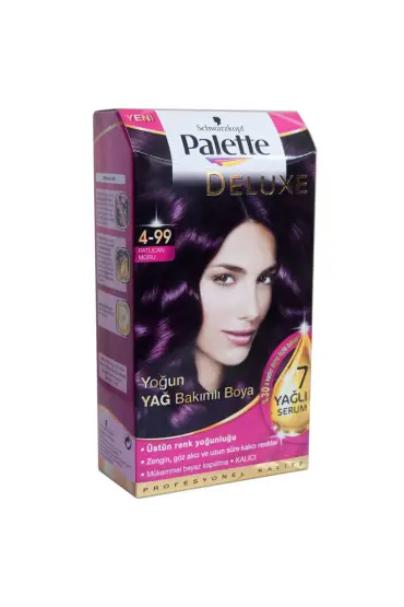 Palette Saç Boyası  4-99 Patlıcan Moru x 4 Adet