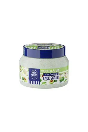 Fnx Barber Face Scrub Peeling Avakado Menthol 500 ML x 2 Adet