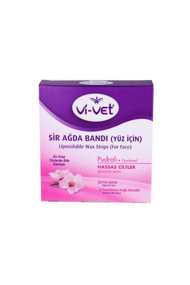 Vi-Vet Ağda Bandı Yüz 24Lü Pudra x 3 Adet