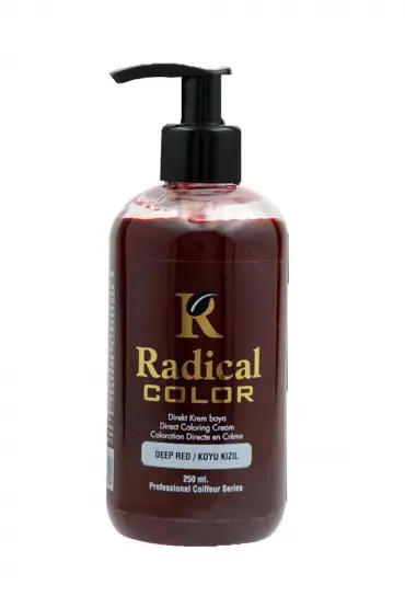 Radical Color Su Bazlı Saç Boyası 250 ml Deep Red  x 2 Adet