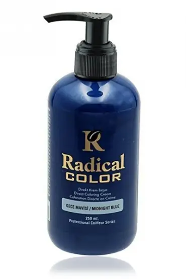 Radical Color Su Bazlı Saç Boyası 250 ml Gece Mavisi x 4 Adet