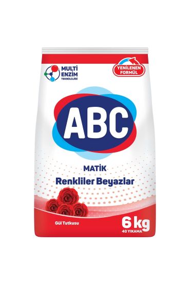 Abc Matik 6 Kg  Gül-Renkli Ve Beyaz