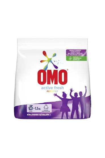 Omo Matik Çamaşır Deterjanı Color  1,5 Kg  x  9 Adet