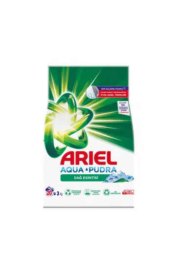 Ariel Matik Çamaşır Deterjanı Beyaz Dağ Esintisi 3 Kg 