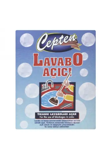 Cep Lavabo Açıcı x 24 Adet