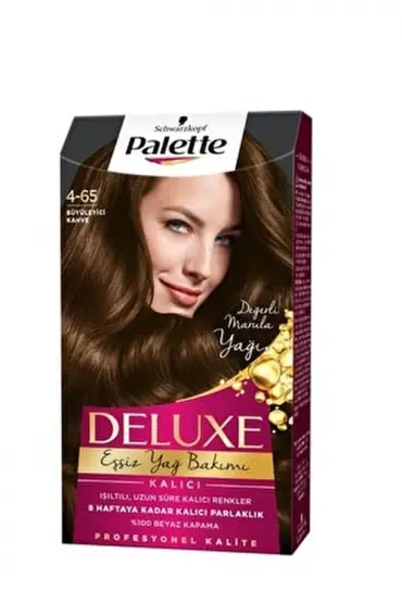 Palette Deluxe Saç Boyası 4.65 Büyüleyici Kahve  x  3 Adet