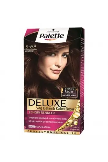 Palette Deluxe Saç Boyası 5.68 Kestane  x  3 Adet