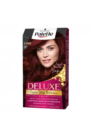 Palette Deluxe Saç Boyası 5.889 Şarap Kızılı  x  3 Adet