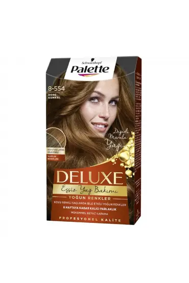 Palette Deluxe Saç Boyası 8.554 Dore Kumral  x  3 Adet