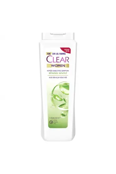 Clear Kadın Şampuan 485 ML x 4 Adet Bitkisel Sentez