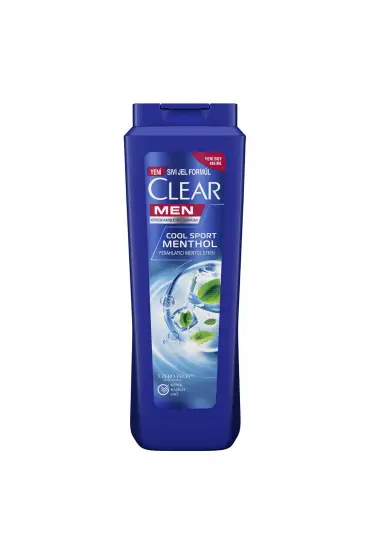 Clear Men Şampuan 485ML x 4 Adet Cool Sport Menthol