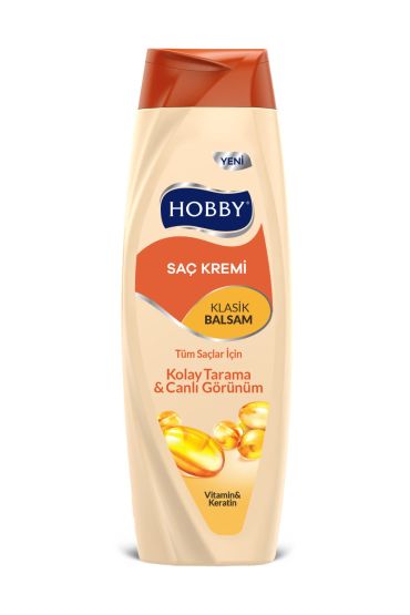 Hobby  Saç Kremi Klasik 600Ml  x  12 Adet