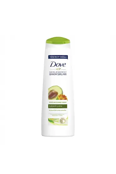 Dove Şampuan Avokado Özü  400 ml x 6 Adet