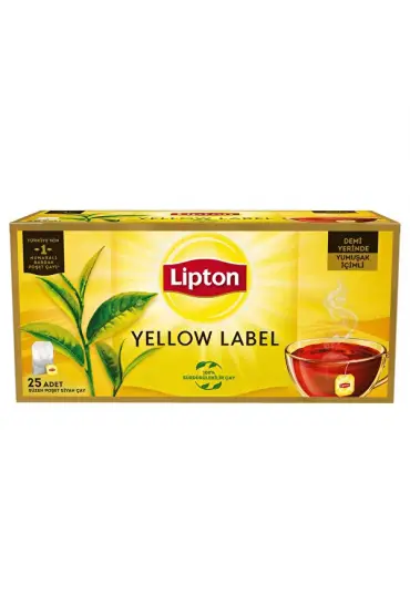 Lipton Yellow Label Bardak Çay 25 Li  x  12  Adet