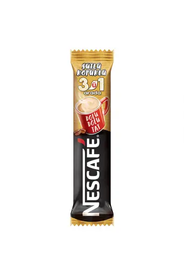 Nescafe 3ü1 Arada  Sütlü Köpüklü 72 Li