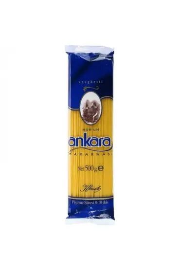 Ankara Spagetti Makarna 500Gr x 20 Adet