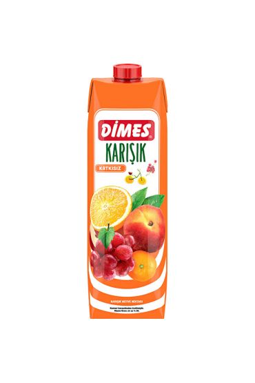 Dimes Meyve Suyu 1Lt Karışık x 12 Adet
