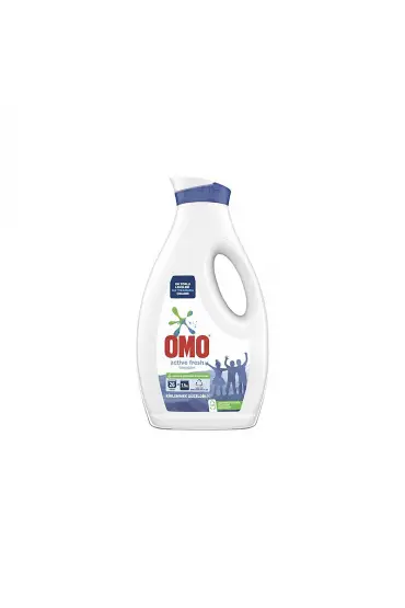 Omo Sıvı Çamaşır Deterjanı Active Fresh Beyaz 1.69 LT x 6 Adet