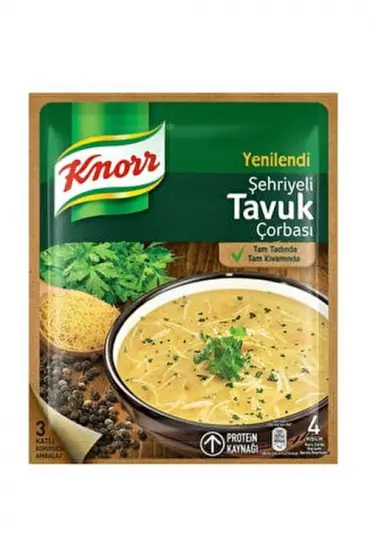 Knorr Çorba Şehriyeli Tavuk x 12 Adet