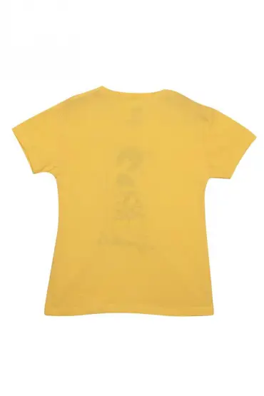 Baskılı Kız Çocuk Tshirt 0407 | Sarı