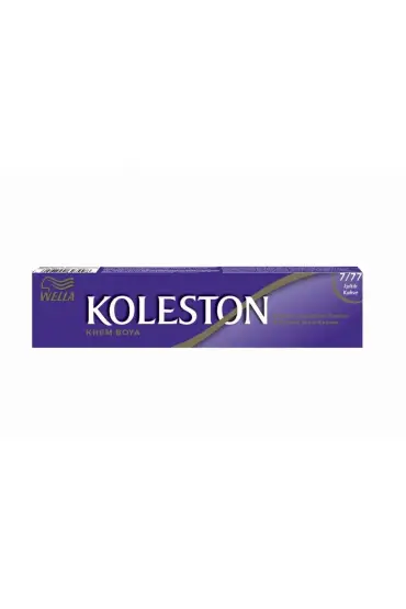 Koleston Tüp Boya  7/77 Işıltılı Kahve x 3 Adet + Sıvı Oksidan 3 Adet 