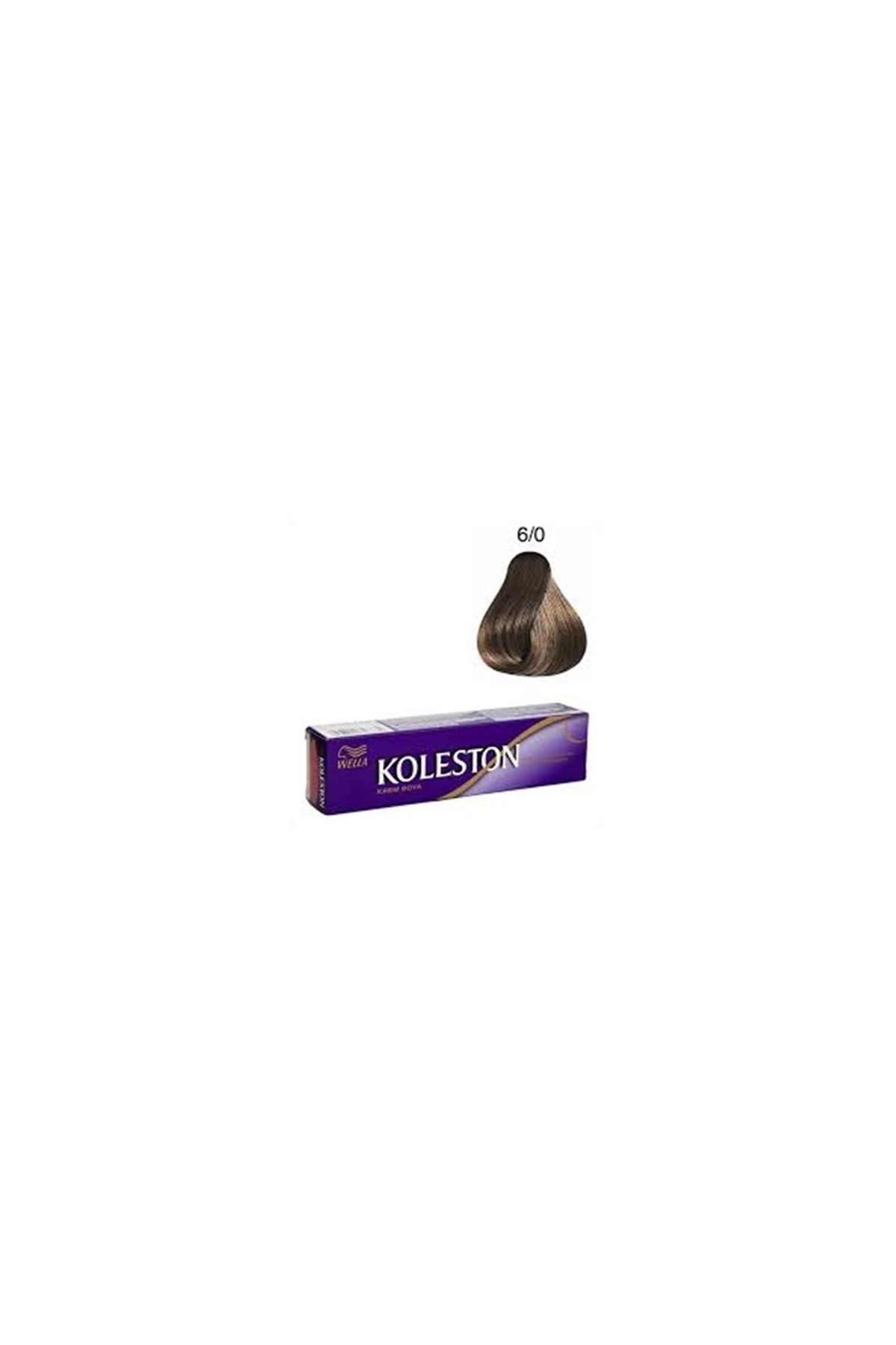 Koleston Tüp Boya  6/0 Koyu Kumral + Sıvı oksidan