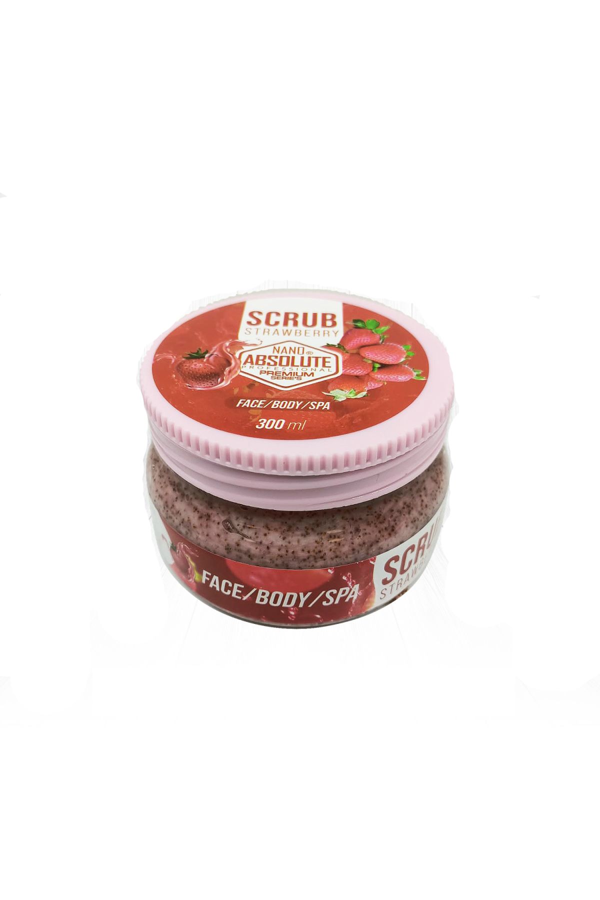 Nano Absolute Scrub Çilekli Vücut Yüz Spa Peeling 300 ml