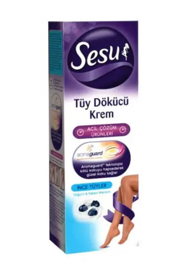 Sesu Tüy Dökücü Krem İnce Tüy 100 ML