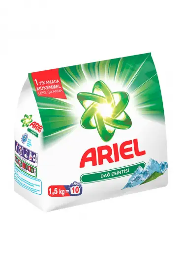 Ariel Matik Çamaşır Deterjanı 1,5Kg Dağ Esintisi x 10 Adet
