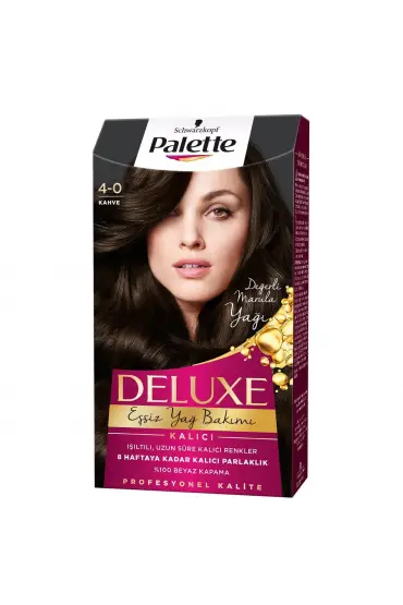Palette Deluxe Saç Boyası 4.0 Kahve  x  3 Adet