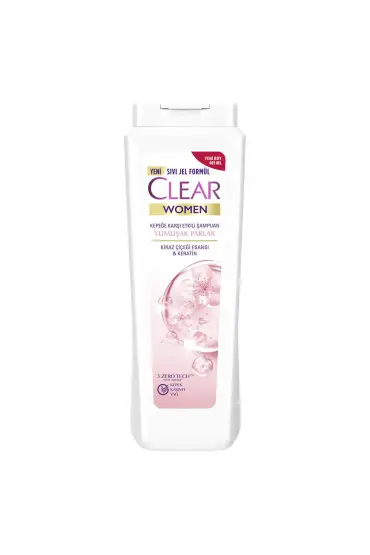 Clear Kadın Şampuan 485 ML x 4 Adet Yumuşak Parlak