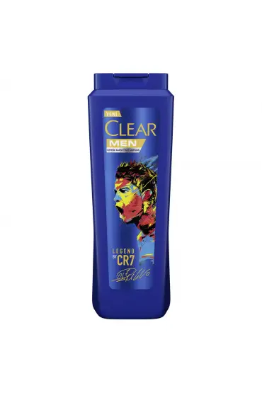 Clear Men Şampuan 485ML x 4 Adet Cr7-Ronaldo