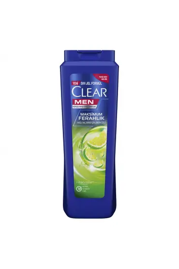 Clear Men Şampuan 485ML x 4 Adet Maksimum Ferahlık