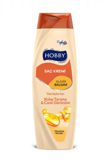 Hobby  Saç Kremi Klasik 600Ml  x  12 Adet