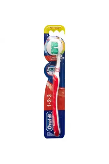 Oral B Diş Fırçası Defense 1-2-3 Orta  x 6 Adet