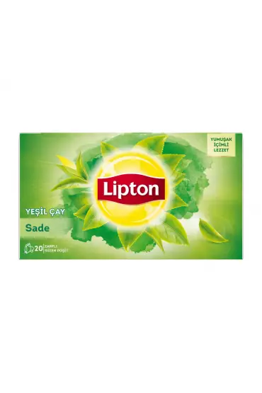 Lipton Bitki Çayı Bardak Yeşil Çay 20 Li  x  12 Adet