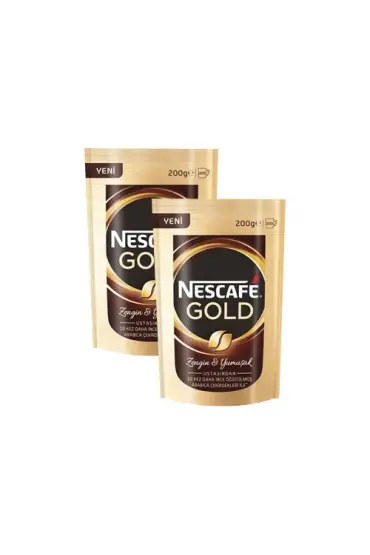 Nescafe Gold 200Gr Poşet  x  12 Adet