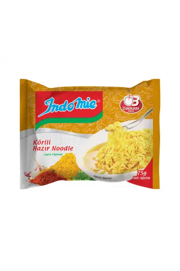 İndomie  Paket Noodle Köri 75gr x 40 Adet