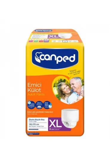 Canped Emici Külot  Extra Large x 8 Adet