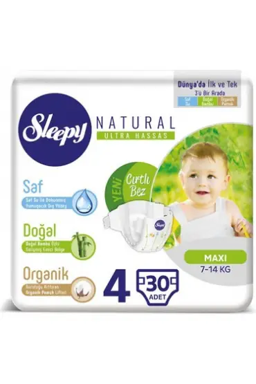 Sleepy Bebek Bezi No:4 7-14 Kg 27 li Maxi x 5 Adet