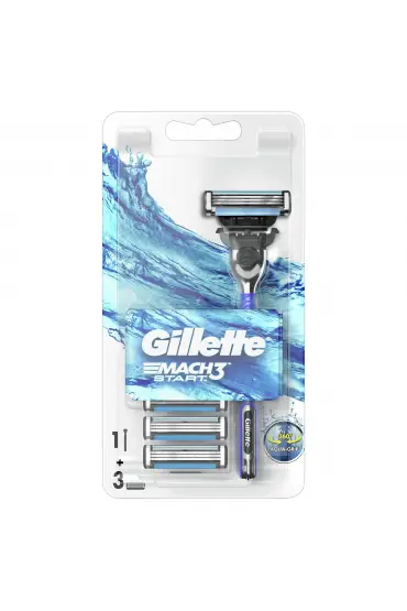 Gillette Mach3 Start Makine + 3 Bıçak