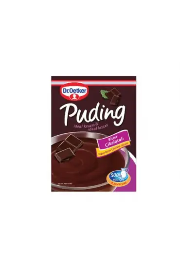 Dr. Oetker Puding Bitter Çikolatalı 111Gr x 24 Adet