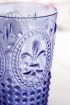 Akrilik Mavi Tekli Kısa Bardak & Su Meşrubat Kahve Yanı Bardağı 400 ml ( Cam Değildir )
