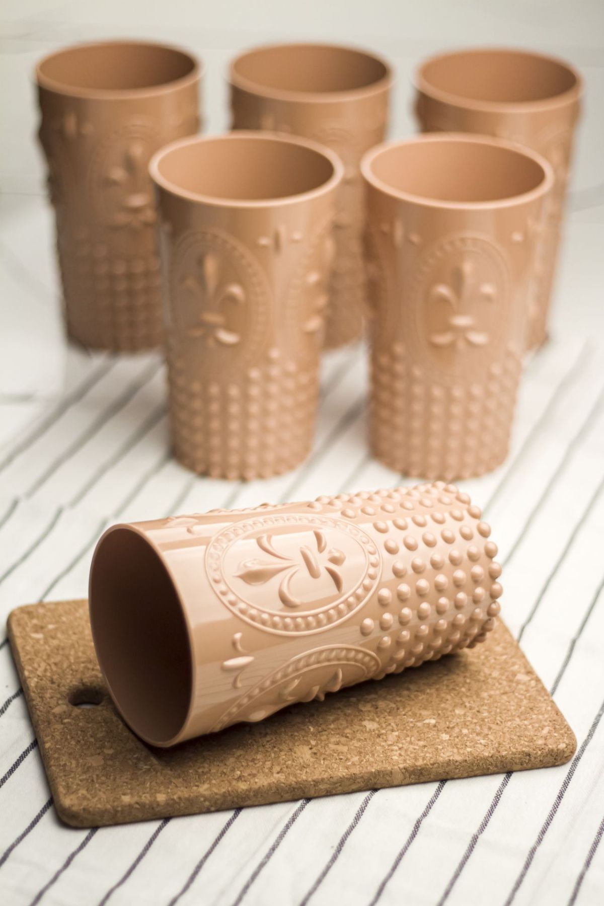 Akrilik Bal Tekli Uzun Bardak & Su Meşrubat Bardağı 750 ml ( Büyük Boy & Cam Değildir )